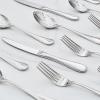 imageKINGSTONE 20 Piece Teardrop Silverware Set for 4 1810 Stainless Steel Flatware Set Modern Design Cutlery Set for HomeHotelWeddingMirror Polished and Dishwasher SafeSilver