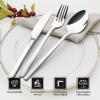 imageKINGSTONE Gold Silverware Set 40 Piece Flatware Cutlery Set for 8 1810 Stainless Steel Silverware Mirror Polished Dishwasher Safe for Home Restaurant Wedding PartyGold 40 pieces for 8Silver
