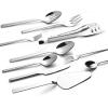 imageKINGSTONE Gold Silverware Set 40 Piece Flatware Cutlery Set for 8 1810 Stainless Steel Silverware Mirror Polished Dishwasher Safe for Home Restaurant Wedding PartyGold 40 pieces for 8Silver