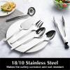 imageKINGSTONE Large Hostess Serving Utensils Set1810 Stainless Steel Heavy Duty 10inch Serving SpoonsSlotted SpoonsServing ForkServing Tongs Cake Pie Server For Buffet Wedding Party GoldSilver