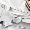 imageKINGSTONE Silverware Set 60Piece Flatware Set Cutlery Set Premium 1810 Stainless Steel Tableware Include Forks Knives Spoons for Home Kitchen Restaurant Wedding Dishwasher SafeGoldSilver