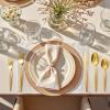 imageKINGSTONE Silverware Set 60Piece Flatware Set Cutlery Set Premium 1810 Stainless Steel Tableware Include Forks Knives Spoons for Home Kitchen Restaurant Wedding Dishwasher SafeGoldGold