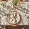 imageKINGSTONE Silverware Set 60Piece Flatware Set for 12 1810 Stainless Steel Cutlery Set with Bead Edge Utensil for Kitchen Home Party Wedding Mirror Polished Dishwasher Safe Featured GiftsSilver