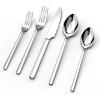 imageKINGSTONE Gold Silverware Set 40 Piece Flatware Cutlery Set for 8 1810 Stainless Steel Silverware Mirror Polished Dishwasher Safe for Home Restaurant Wedding PartyGold 40 pieces for 8Silver