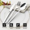 imageKINGSTONE Dinner Spoons Set of 12 8 Inch 1810 Stainless Steel Spoon Cutlery Table Spoons for Home Kitchen ampamp Restaurant Dishwasher SafeDinner Knives Set