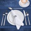 imageKINGSTONE Dinner Spoons Set of 12 8 Inch 1810 Stainless Steel Spoon Cutlery Table Spoons for Home Kitchen ampamp Restaurant Dishwasher SafeDinner Spoons Set