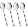 imageKINGSTONE Large Hostess Serving Utensils 4 Piece Set 1810 Stainless Steel Heavy Duty 984inch Spoons for Buffet Wedding Party Catering Dishwasher Safe