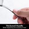 imageKINGSTONE Large Hostess Serving Utensils 4 Piece Set 1810 Stainless Steel Heavy Duty 984inch Spoons for Buffet Wedding Party Catering Dishwasher Safe