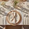 imageKINGSTONE Silverware Set 1810 Stainless Steel Flatware Set  Roman Column Embossed Thick Handle for Wedding Home Restaurant Camping and Party Mirror Polish ampamp Dishwasher Safe 40PieceSliver
