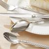imageKINGSTONE Silverware Set 1810 Stainless Steel Flatware Set  Roman Column Embossed Thick Handle for Wedding Home Restaurant Camping and Party Mirror Polish ampamp Dishwasher Safe 40PieceSliver