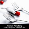 imageKINGSTONE Slotted Serving Spoons Sets 4 Piece1810 Stainless Steel Heavy Duty 984inch For Buffet Wedding PartyCateringDishwasher Safe