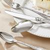 imageKINGSTONE Vintage Carved Silverware Set 40Piece 1810 Stainless Steel Flatware Cutlery Set with Retro Royal Thick Handle Tableware Utensils for Home Restaurant party Wedding Dishwasher SafeSliver